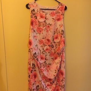 Pinkblush Rose Maternity Dress